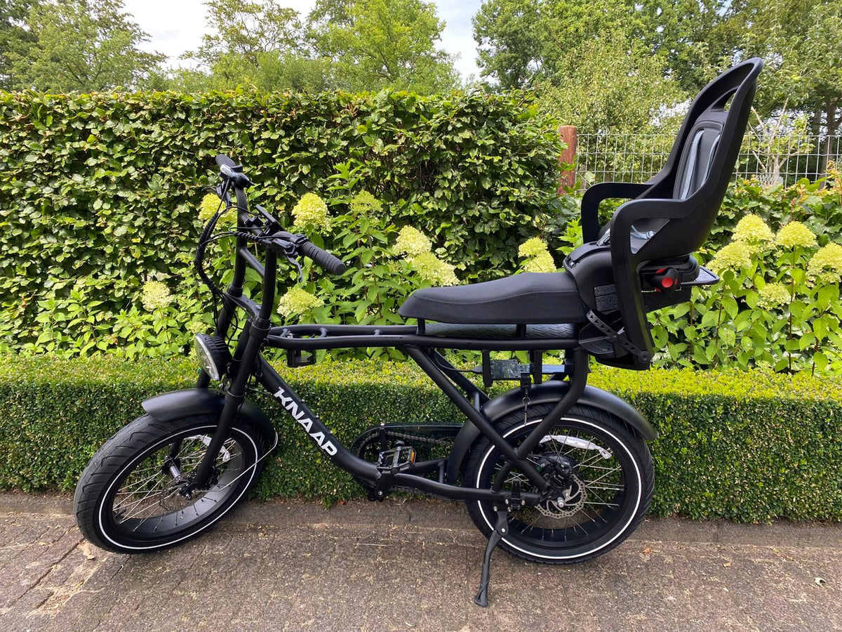 Kinderzitje op een fatbike: wat past, wat is veilig en waar let je op