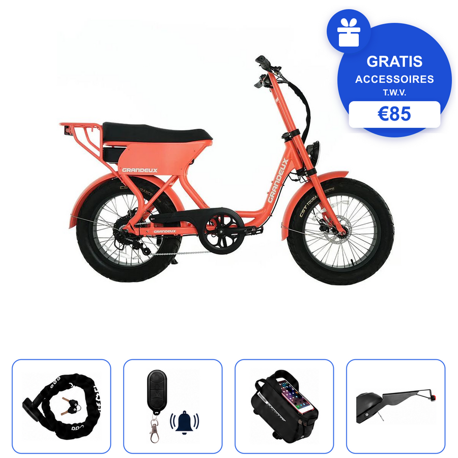 Grandeux Xcite Pro Fatbike - Correl Red
