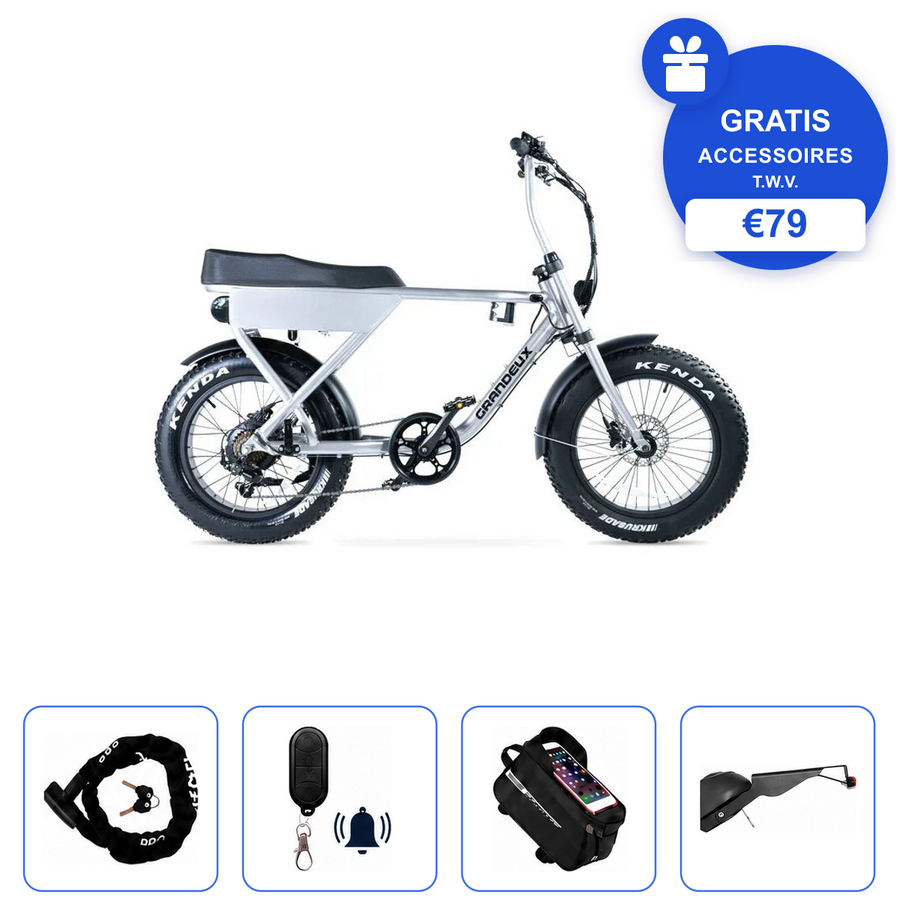 Grandeux Xplore Fatbike - Grijs