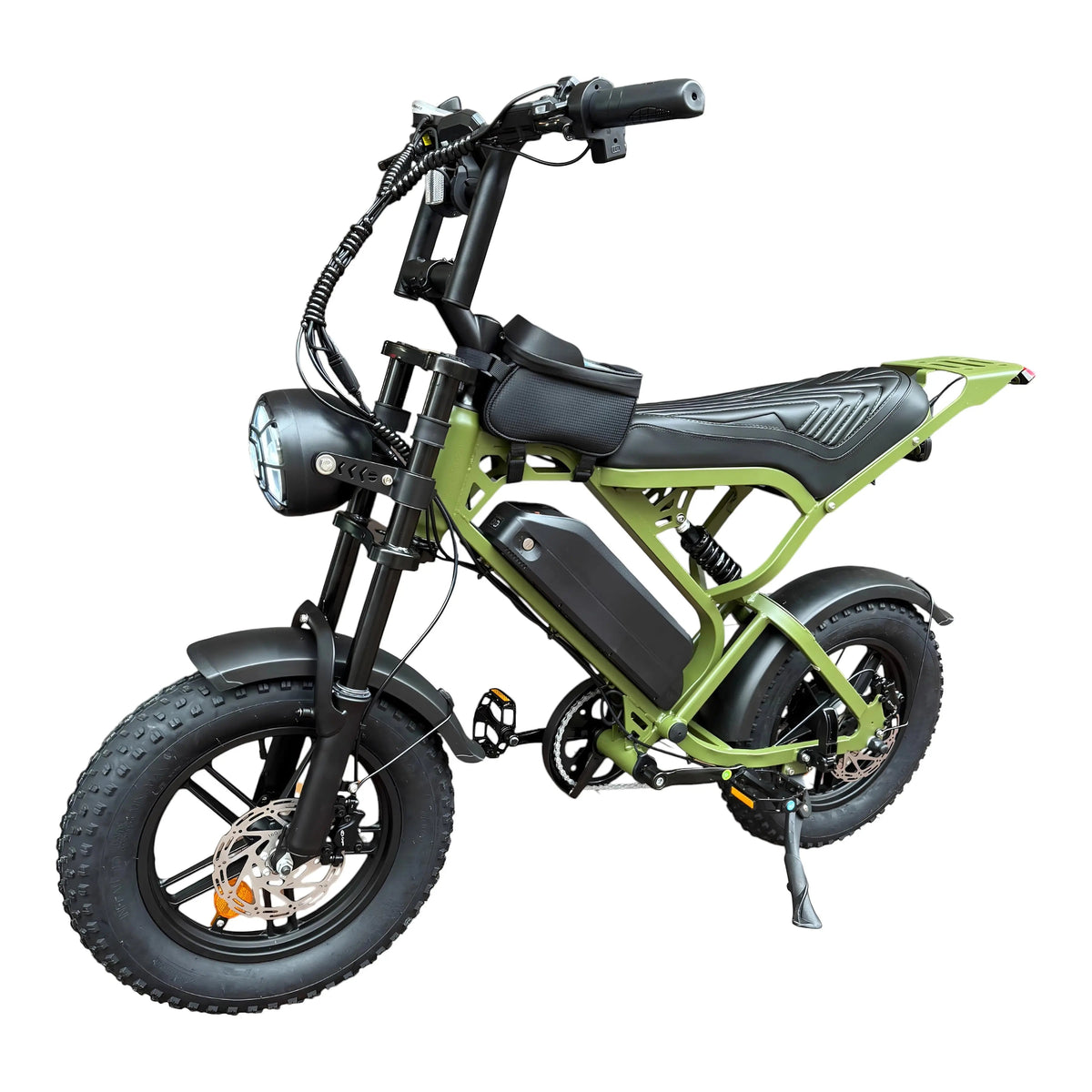 QmWheel V20 Mini groen mini fatbike 16 inch