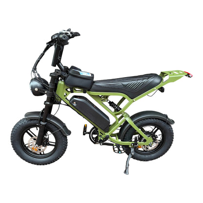 QmWheel V20 Mini groen fatbike, foto 4